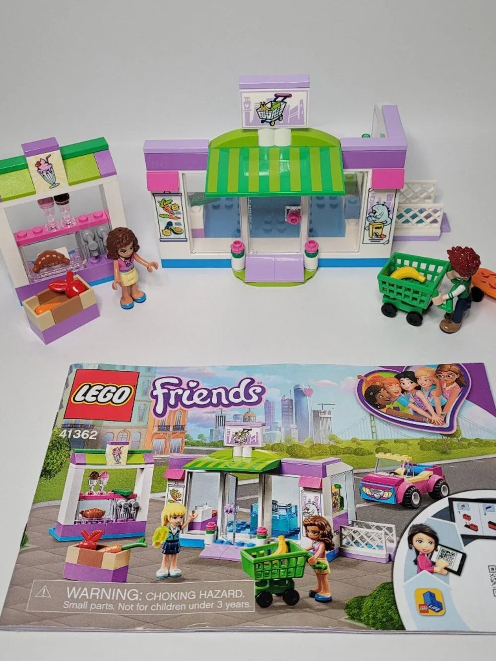 LEGO Friends Heartlake City Supermarket Set 41362 INCOMPLETE MISSING PIECES